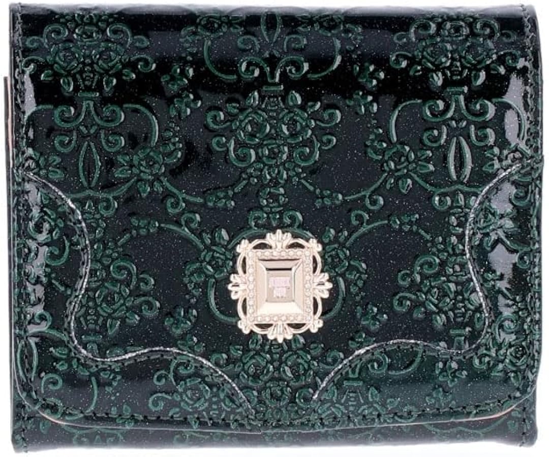 極美品✨ANNA SUI アナスイ 財布 ルーミー がま口 グリーン ANNA SUI アナスイ 財布 がま口 ANNASUI 長財布 ルーミー